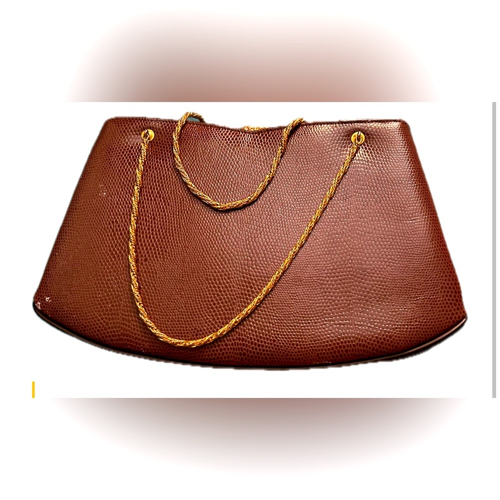 Vintage 1950’s Supreme Large Structured Leather Handbag